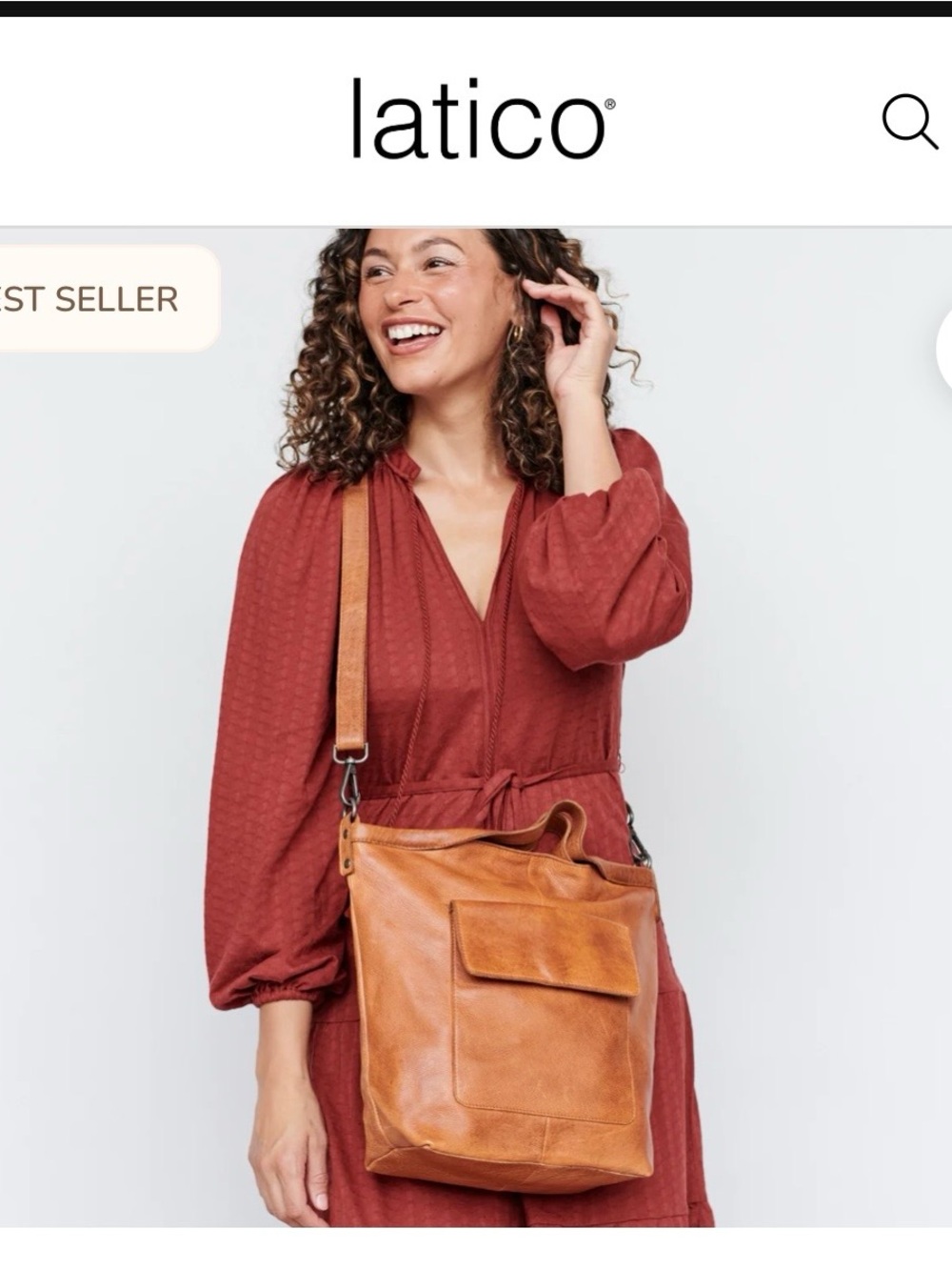 Latico Bianca Leather Crossbody Bag — Camel
Great condition! - Picture 6 of 6
